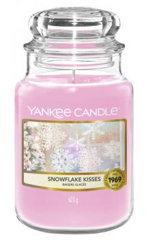 Yankee Candle 623g - Snowflake Kisses - Housewarmer Duftkerze großes Glas